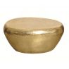 Masuta de cafea Extravaganta, Aluminiu, Auriu, STONE 75cm