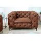Fotolii - Fotoliu design Chesterfield, Microfibra, Maro Antic, MODERN BAROCK