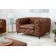 Fotolii - Fotoliu design Chesterfield, Microfibra, Maro Antic, MODERN BAROCK