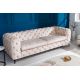 Canapele - Canapea design Chesterfield, Catifea, Champagner, MODERN BAROCK