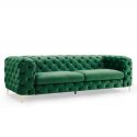Canapea design Chesterfield, Catifea, Verde Smarald, MODERN BAROCK