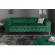 Canapele - Canapea design Chesterfield, Catifea, Verde Smarald, MODERN BAROCK