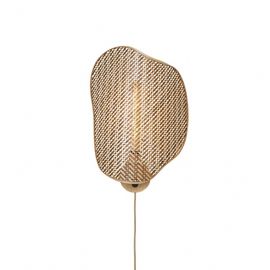 Aplice, corpuri de iluminat pentru pereti - Aplica de perete Eco, Bambus, Kinabalu, natural/maro