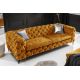 Canapele - Canapea design Chesterfield, Catifea, Galben Mustar, MODERN BAROCK