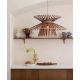 Pendule, Lustre suspendate - Lustra/Pendul Eco, Bambus, Machu Picchu, natural/maro