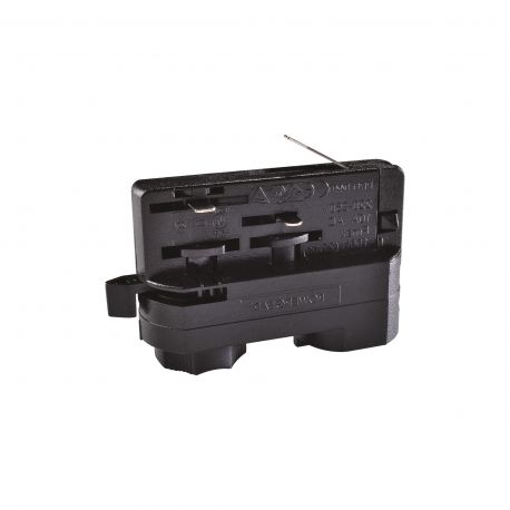 Accesorii iluminat - Accesoriu, Adaptor negru pentru sina trifazata Link on-off