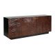 Comode - Comoda cu model 3D, Lemn Salcam, Maro, FLUID 175cm