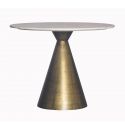 Masa Rotunda Bistro, Marmura, Metal, ELEGANCIA 100cm