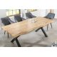Mese dining - Masa Design Industrial WILD 160cm, aspect stejar salbatic