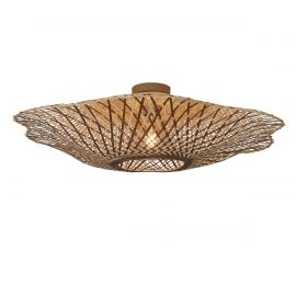 Plafoniere - Plafoniera Eco, Bambus, Madura nat/brown, L
