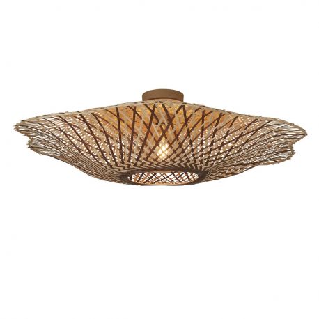 Plafoniere - Plafoniera Eco, Bambus, Madura nat/brown, L