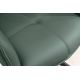 Seturi scaune, HoReCa - Set 2 scaune Pivotante, Piele Naturala, Verde, Euphoria