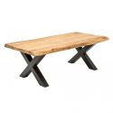 Masuta Design Industrial, Lemn, Metal, Mammut X 110cm