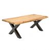 Masuta Design Industrial, Lemn, Metal, Mammut X 110cm