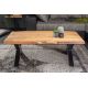 Masute Living - Masuta Design Industrial, Lemn, Metal, Mammut X 110cm