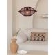 Pendule, Lustre suspendate - Lustra/Pendul Eco, Bambus, Maui visiniu, S