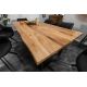 Mese dining - Masa Design Industrial, Lemn, Metal, Living Edge 180cm