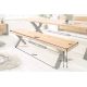 Banchete-Tabureti - Banca Design Industrial Thor 180cm stejar salbatic