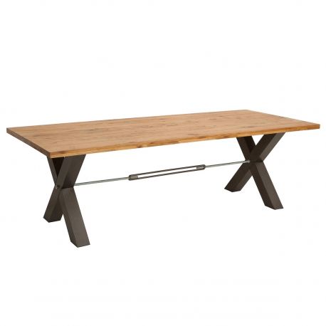 Mese dining - Masa Design Industrial Thor 240cm stejar salbatic