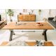 Mese dining - Masa Design Industrial Thor 240cm stejar salbatic