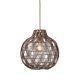 Pendule, Lustre suspendate - Lustra/Pendul Eco, Bambus, Mendoza natural/maro, S