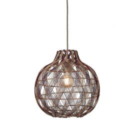 Pendule, Lustre suspendate - Lustra/Pendul Eco, Bambus, Mendoza natural/maro, S