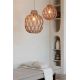 Pendule, Lustre suspendate - Lustra/Pendul Eco, Bambus, Mendoza natural/maro, S