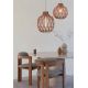 Pendule, Lustre suspendate - Lustra/Pendul Eco, Bambus, Mendoza natural/maro, S