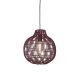 Pendule, Lustre suspendate - Lustra/Pendul Eco, Bambus, Mendoza visiniu, S