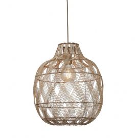 Pendule, Lustre suspendate - Lustra/Pendul Eco, Bambus, Mendoza natural, L