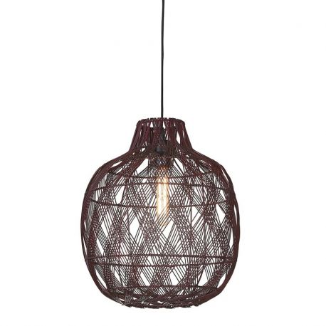 Pendule, Lustre suspendate - Lustra/Pendul Eco, Bambus, Mendoza visiniu, L