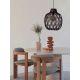 Pendule, Lustre suspendate - Lustra/Pendul Eco, Bambus, Mendoza visiniu, L