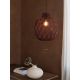 Pendule, Lustre suspendate - Lustra/Pendul Eco, Bambus, Mendoza visiniu, L