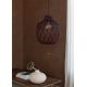 Pendule, Lustre suspendate - Lustra/Pendul Eco, Bambus, Mendoza visiniu, L