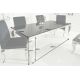 Mese dining - Masa Dining Eleganta, Sticla, Negru, Modern Barock 200cm