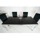 Mese dining - Masa Dining Eleganta, Sticla, Negru, Modern Barock 200cm