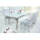 Mese dining - Masa Dining Eleganta, Sticla, Alb, Modern Barock 200cm