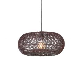 Pendule, Lustre suspendate - Lustra/Pendul Eco, Ratan, Arizona visiniu, S