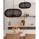 Pendule, Lustre suspendate - Lustra/Pendul Eco, Ratan, Arizona visiniu, L