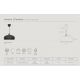 Pendule, Lustre suspendate - Lustra, Pendul Design Nordic Minimalist, Lemn, Metal, Aurelio negru