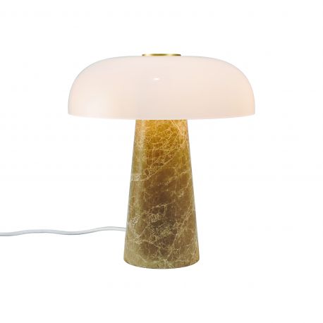 Veioze - Veioza Design Nordic Minimalist, Marmura, Sticla, Glossy Mini bej