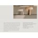 Veioze - Veioza Design Nordic Minimalist, Marmura, Sticla, Glossy Mini bej