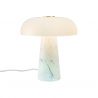 Veioza Design Nordic Minimalist, Marmura, Sticla, Glossy Mini alb