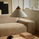 Pendule, Lustre suspendate - Lustra, Pendul Design Nordic Minimalist, Lemn, Metal, Kinto alb