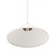 Pendule, Lustre suspendate - Lustra, Pendul Design Nordic Minimalist, Lemn, Metal, Kinto alb