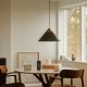 Pendule, Lustre suspendate - Lustra, Pendul Design Nordic Minimalist, Lemn, Metal, Kinto negru