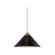 Pendule, Lustre suspendate - Lustra, Pendul Design Nordic Minimalist, Lemn, Metal, Kinto negru