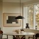 Pendule, Lustre suspendate - Lustra, Pendul Design Modern Minimalist, Metal, Latif negru