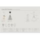 Pendule, Lustre suspendate - Pendul Design Nordic Strap 36 sand