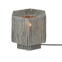 Veioza/Lampa Eco din Rafie, Panama octogon S, gri